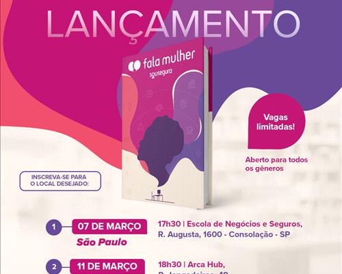 Lançamento do livro “Fala Mulher” no Rio de Janeiro